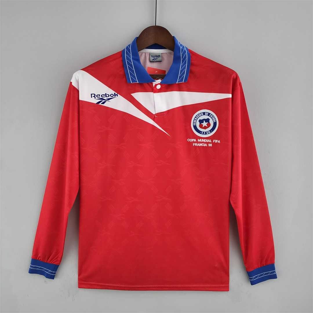 AAA Quality Chile 1998 Home Long Soccer Jersey